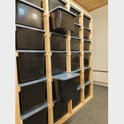 40 Liters kasse sort