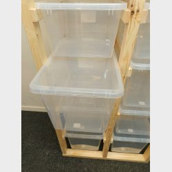 40 Liters kasse Transparent