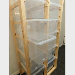 60 Liters kasse transparent